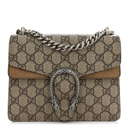 Gucci GG Supreme Monogram Mini Dionysus Shoulder Bag Taupe 1 of 10