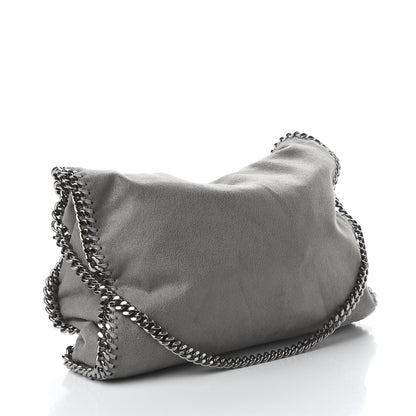 Stella McCartney Shaggy Deer Falabella Fold Over Tote Grey 4 of 10