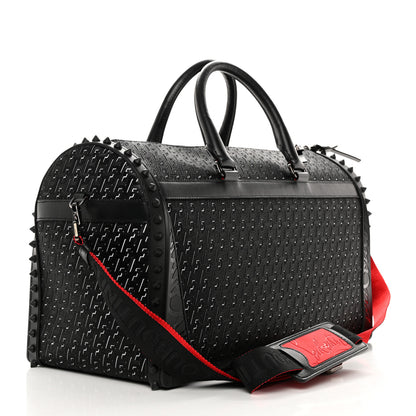 Christian Louboutin Studded Techno CL Sneakender Duffle White Black 2 of 11