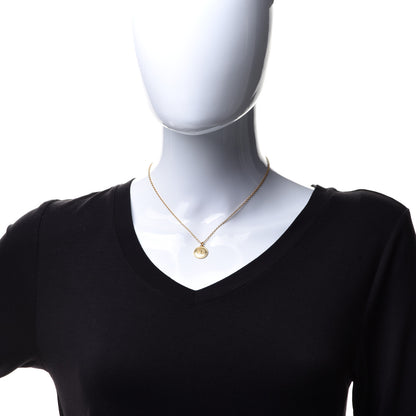 Christian Dior Metal CD Logo Necklace Gold 2 of 6