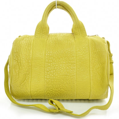 Alexander Wang Leather Rocco Satchel Citrus 4 of 7