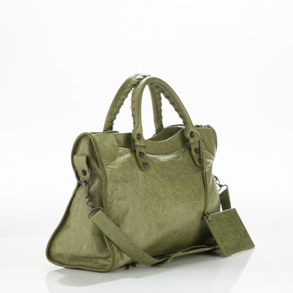 Balenciaga Agneau Classic Hardware City Light Olive 3 of 8