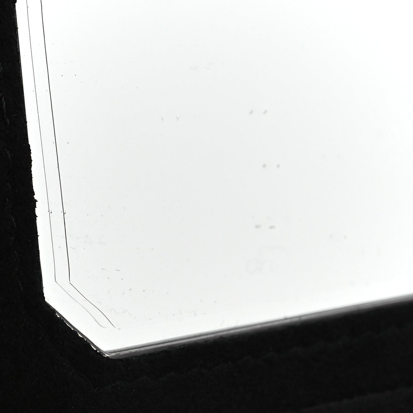 Caviar Quilted Top Handle Jewelry Case Black