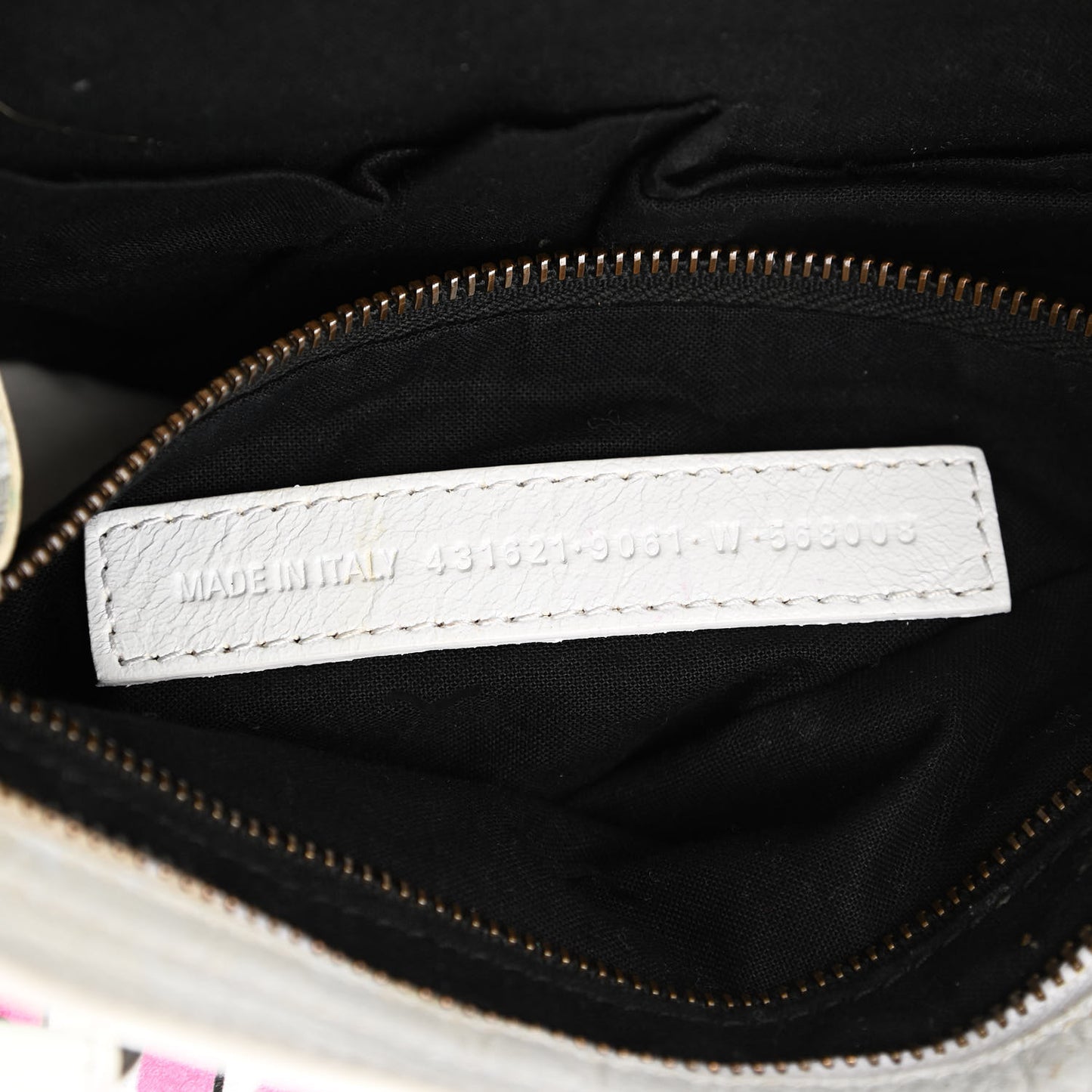 Agneau Graffiti All Over Classic Hardware S City White Multicolor