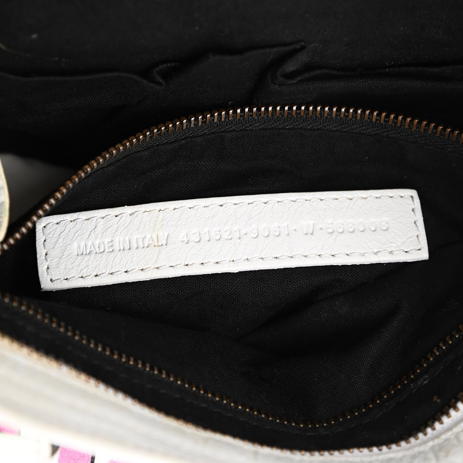 Balenciaga Agneau Graffiti All Over Classic Hardware S City White Multicolor 7 of 12