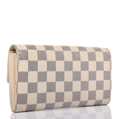 Louis Vuitton Damier Azur Sarah Wallet 3 of 18