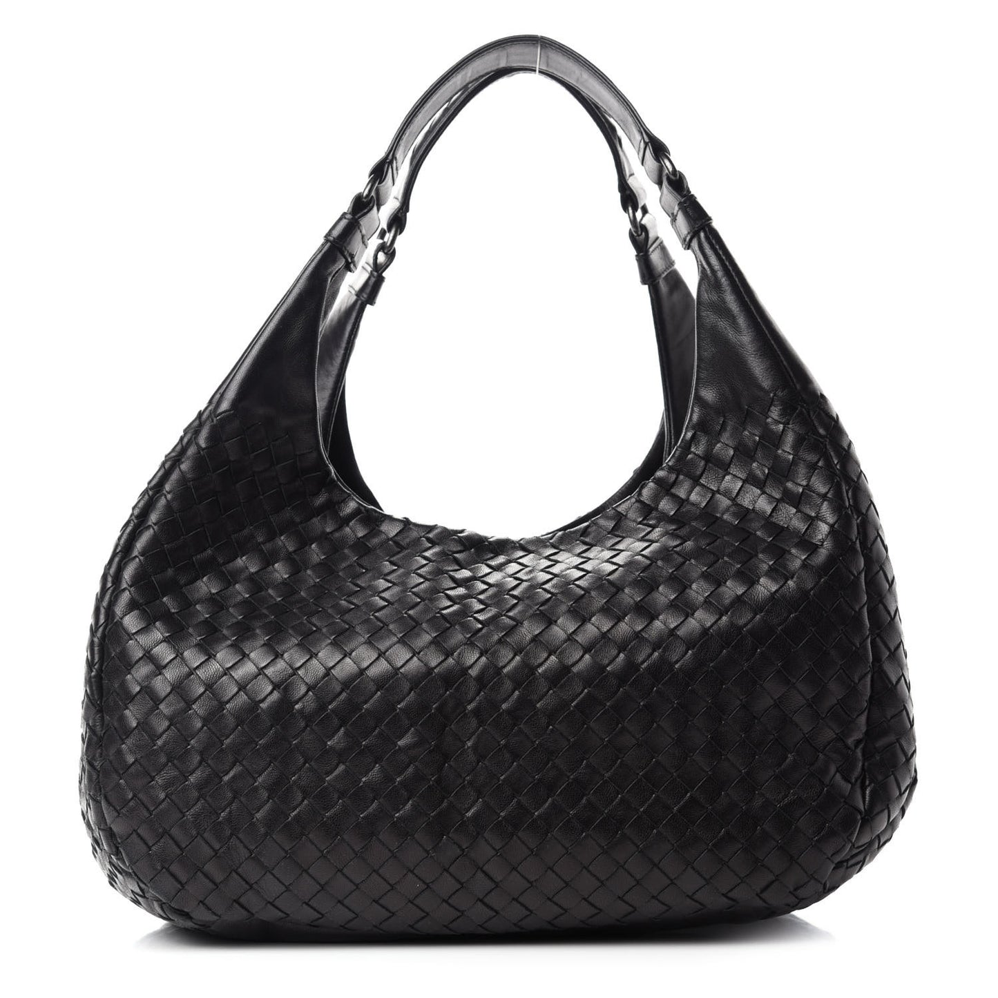 Nappa Intrecciato Medium Campana Black