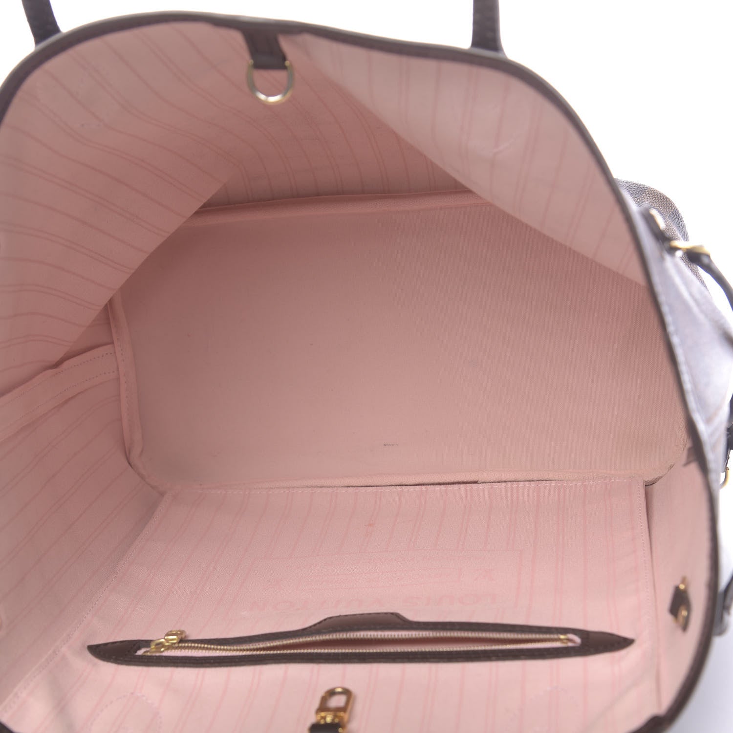 Louis Vuitton Damier Ebene Neo Neverfull MM Rose Ballerine 4 of 18