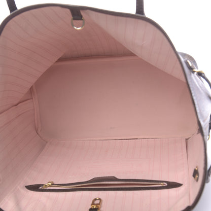 Louis Vuitton Damier Ebene Neo Neverfull MM Rose Ballerine 4 of 18