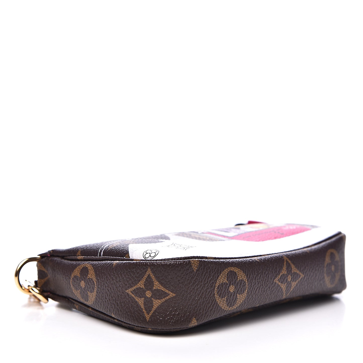 Monogram 2019 Christmas Animation Mini Courchevel Pochette Accessories Fuchsia