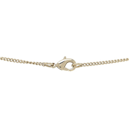 Chanel Pearl CC Double Heart Drop Necklace Pearly White Gold 5 of 6