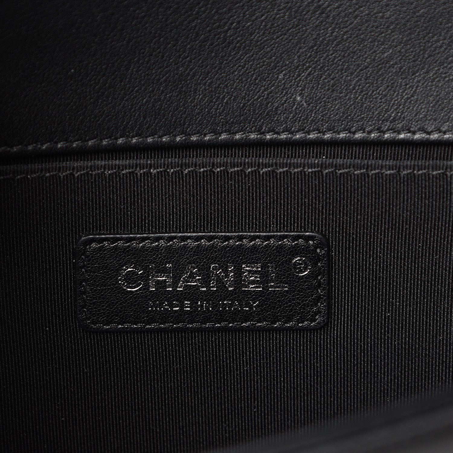 Chanel Lambskin Quilted Medium Boy Flap Black 5 of 14