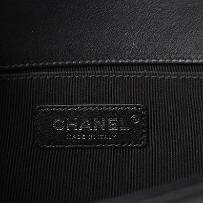 Chanel Lambskin Quilted Medium Boy Flap Black 5 of 14