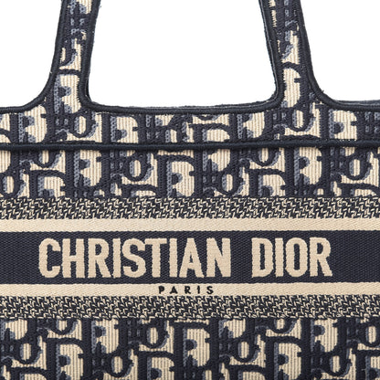 Christian Dior Oblique Mini Book Tote Blue Multicolor 10 of 10