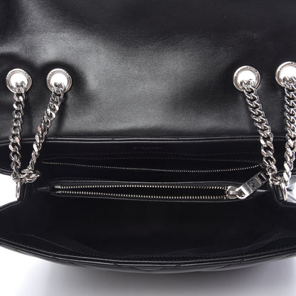 Saint Laurent Calfskin Y Quilted Monogram Medium Loulou Chain Satchel Black 5 of 10
