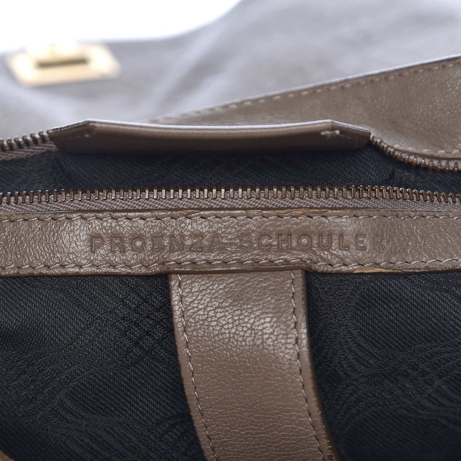 Proenza Schouler Lambskin Large PS1 Satchel Smoke 9 of 16