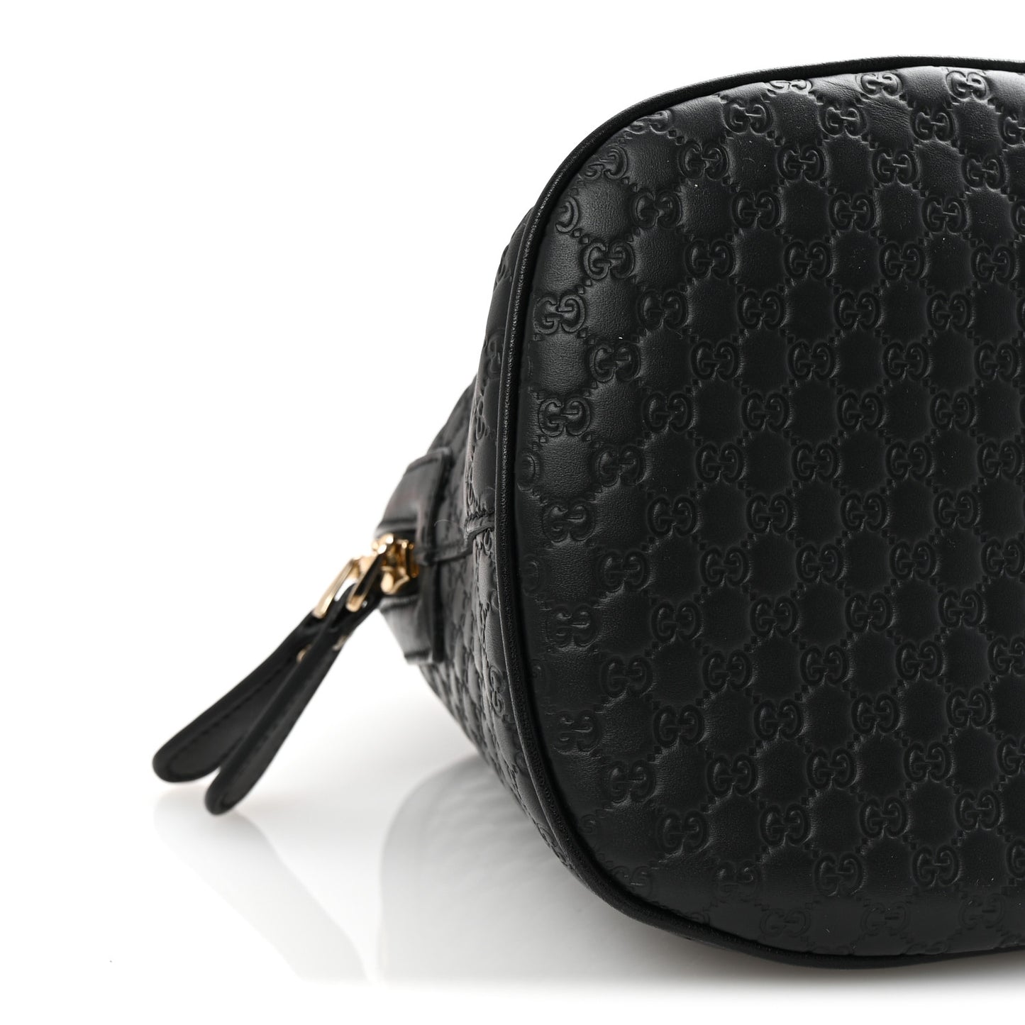 Microguccissima Medium Dome Bag Black