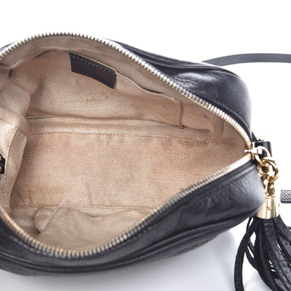 Gucci Pebbled Calfskin Small Soho Disco Bag Black 5 of 9