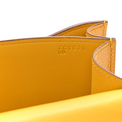 Hermes Epsom Constance 18 Jaune Ambre 7 of 11