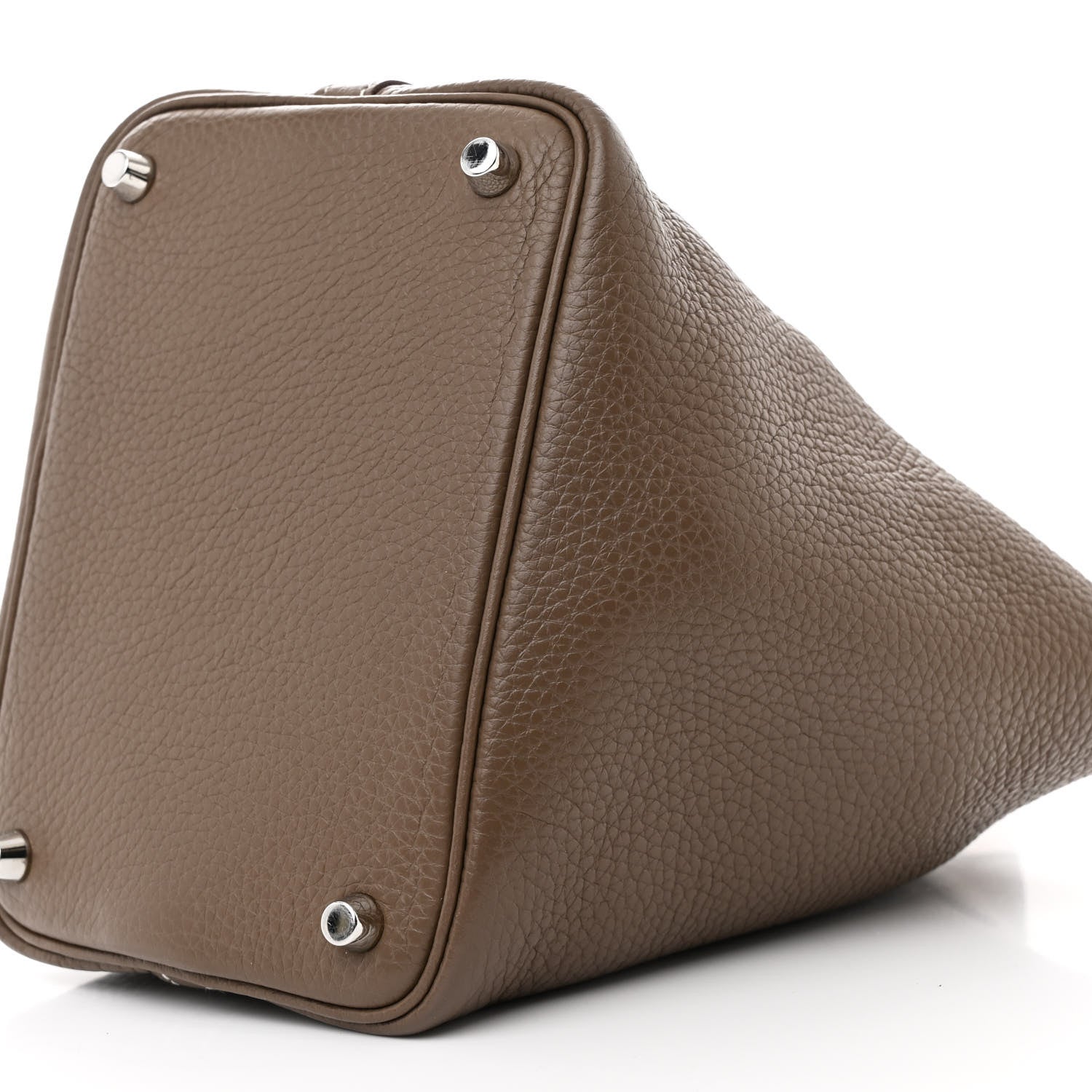Hermes Taurillon Clemence Picotin Lock 18 PM Etoupe 10 of 11