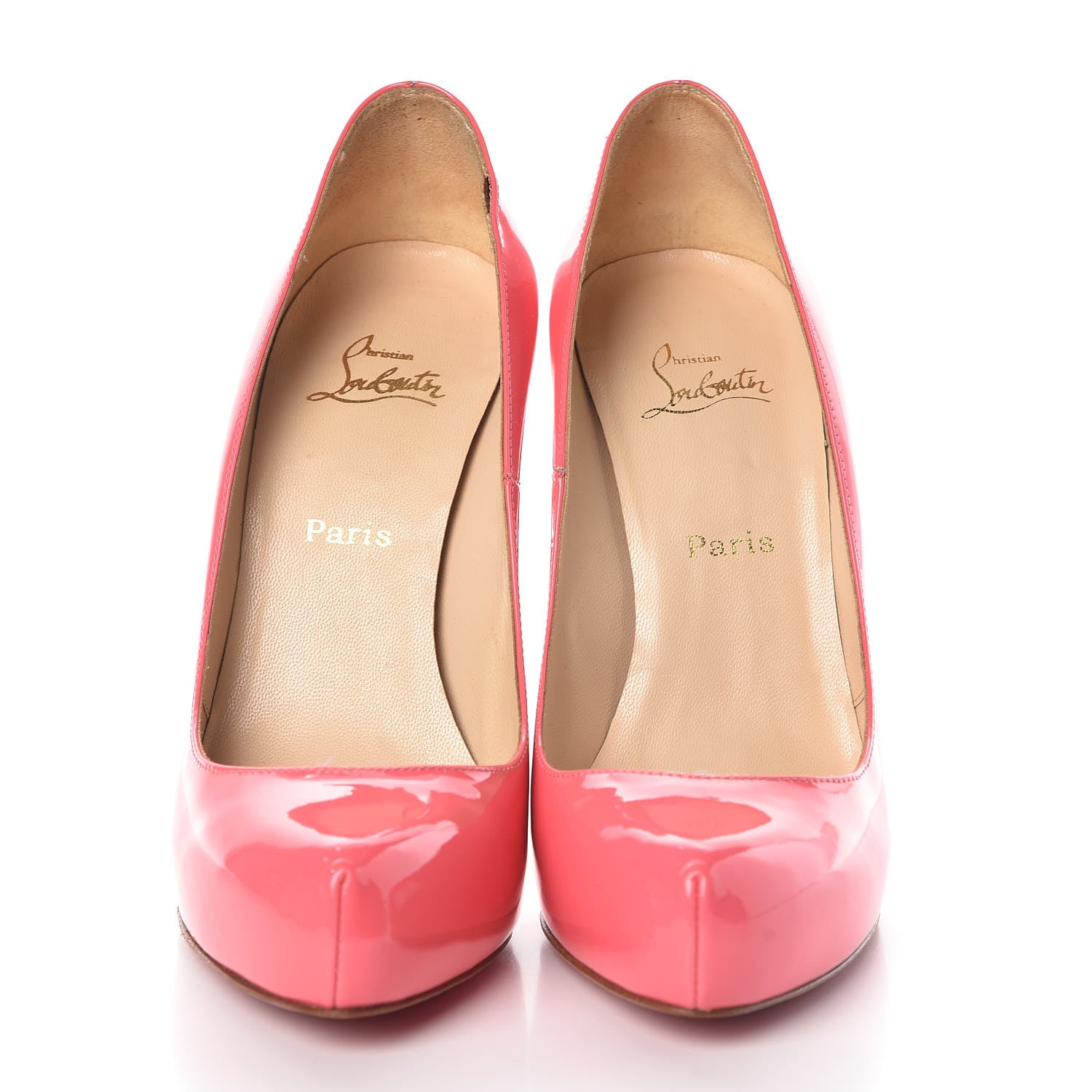Christian Louboutin Patent Rolando 120 Pumps 39 Pink 2 of 11