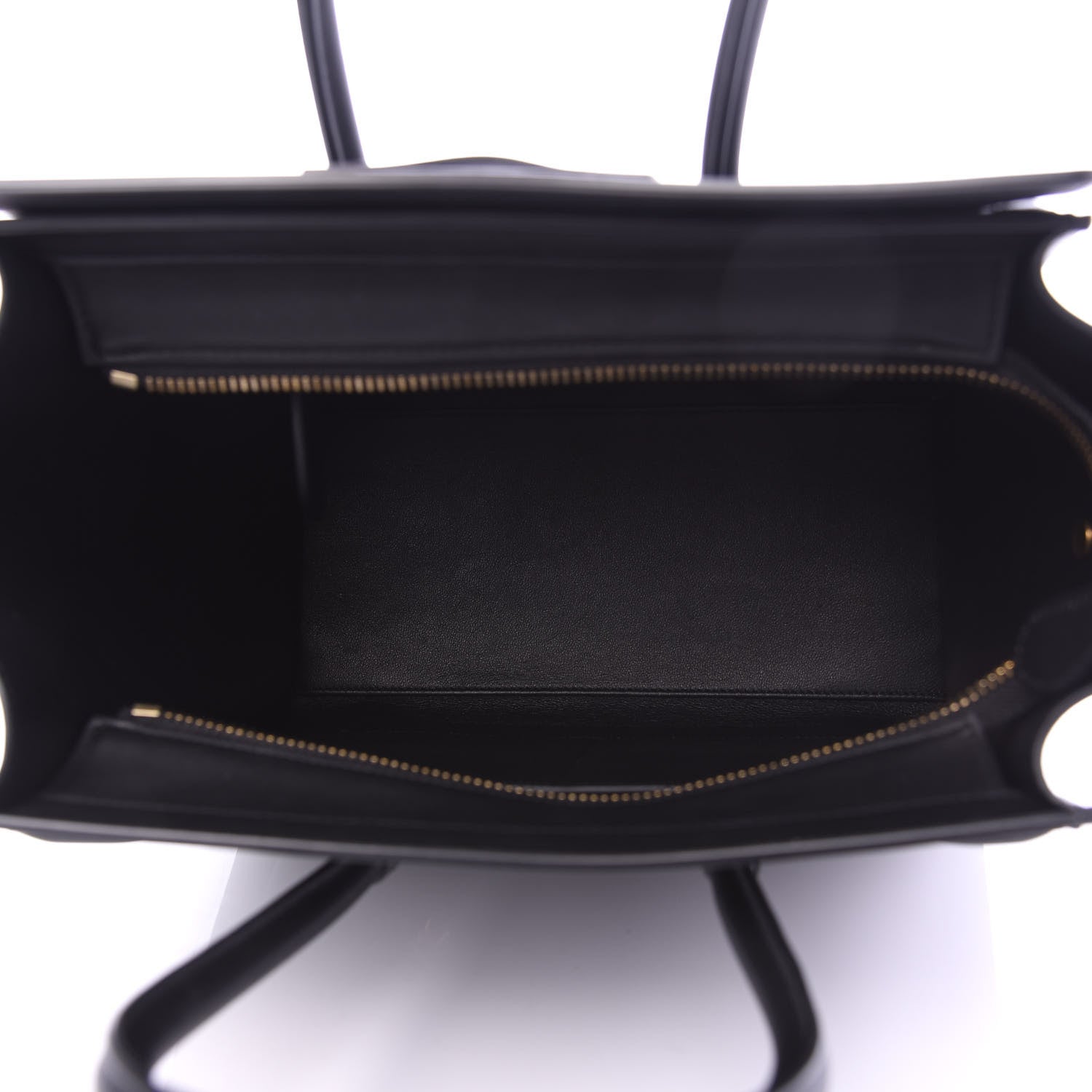 Celine Smooth Calfskin Micro Luggage Black 5 of 9