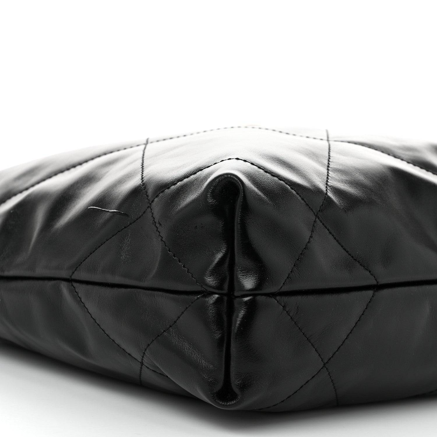 Chanel Shiny Calfskin Quilted Small Chanel 22 Black 10 of 11