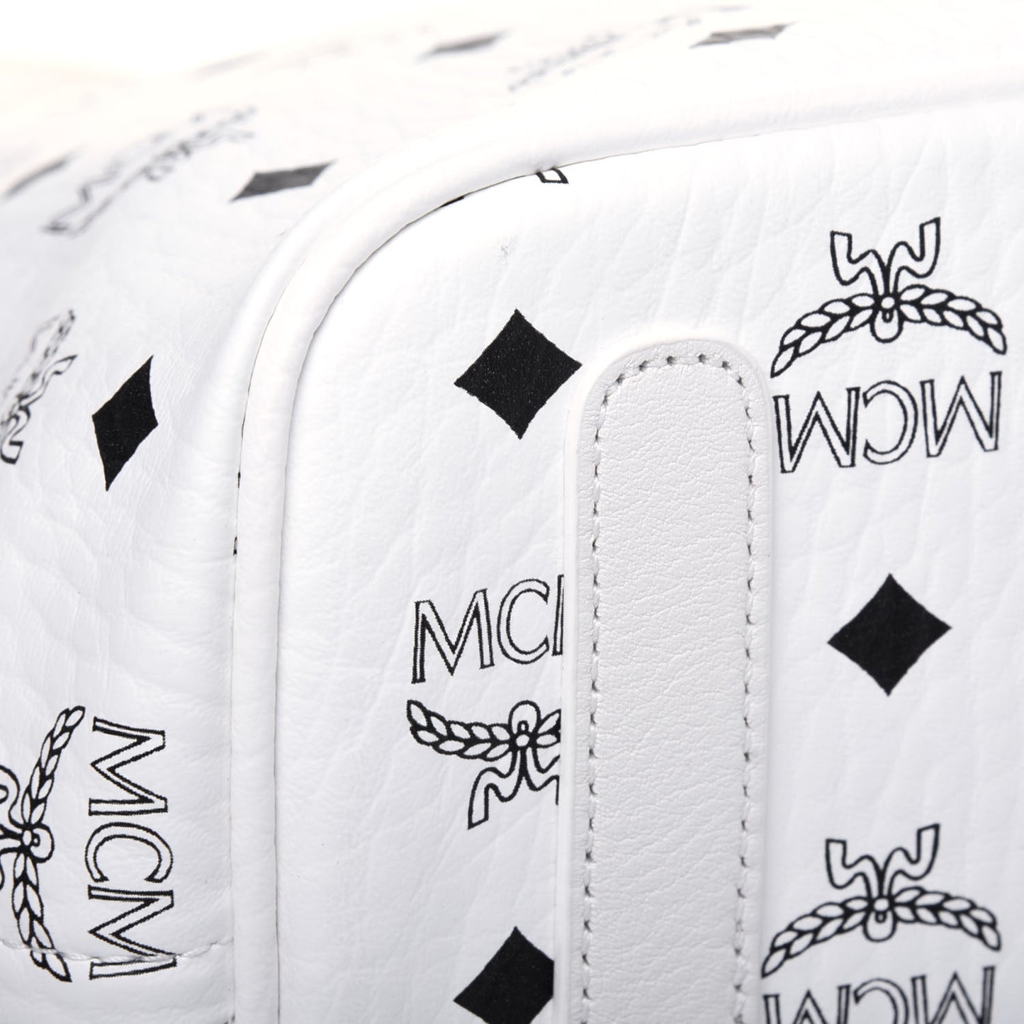 Visetos Medium Liz Reversible Shopper Tote White
