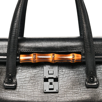 Gucci Calfskin Bamboo Bullet Black 9 of 13