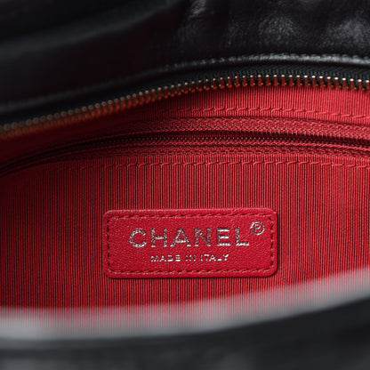 Chanel Aged Calfskin Quilted Medium Gabrielle Hobo Black 8 of 10