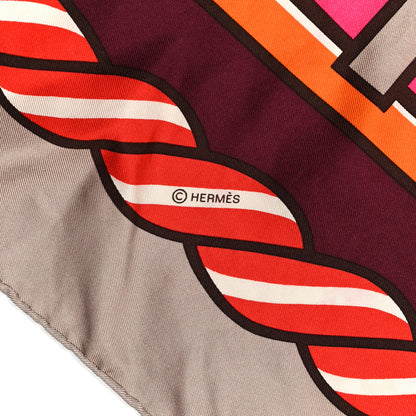 Hermes Silk Quadrige Scarf 90 4 of 6