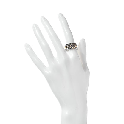 Chopard 18K Yellow Gold Stainless Steel Happy Diamonds Heart Ring 47 4 2 of 4