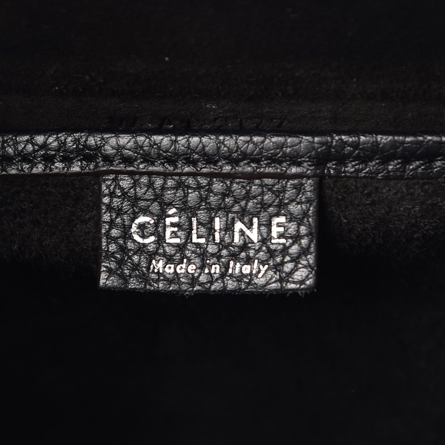 Celine Drummed Calfskin Nano Luggage Black 6 of 15