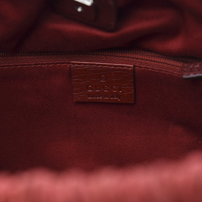 Gucci Monogram Hobo Red 6 of 12