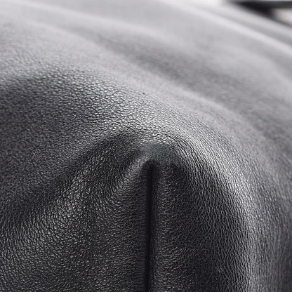 Miu Miu Vitello Soft Calf Shopping Tote Grey Black 11 of 13