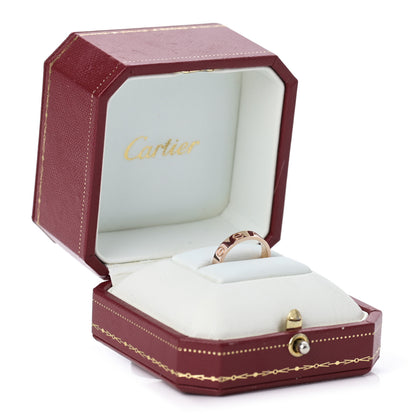Cartier 18K Pink Gold 3.5mm LOVE Wedding Band Ring 47 4 5 of 5