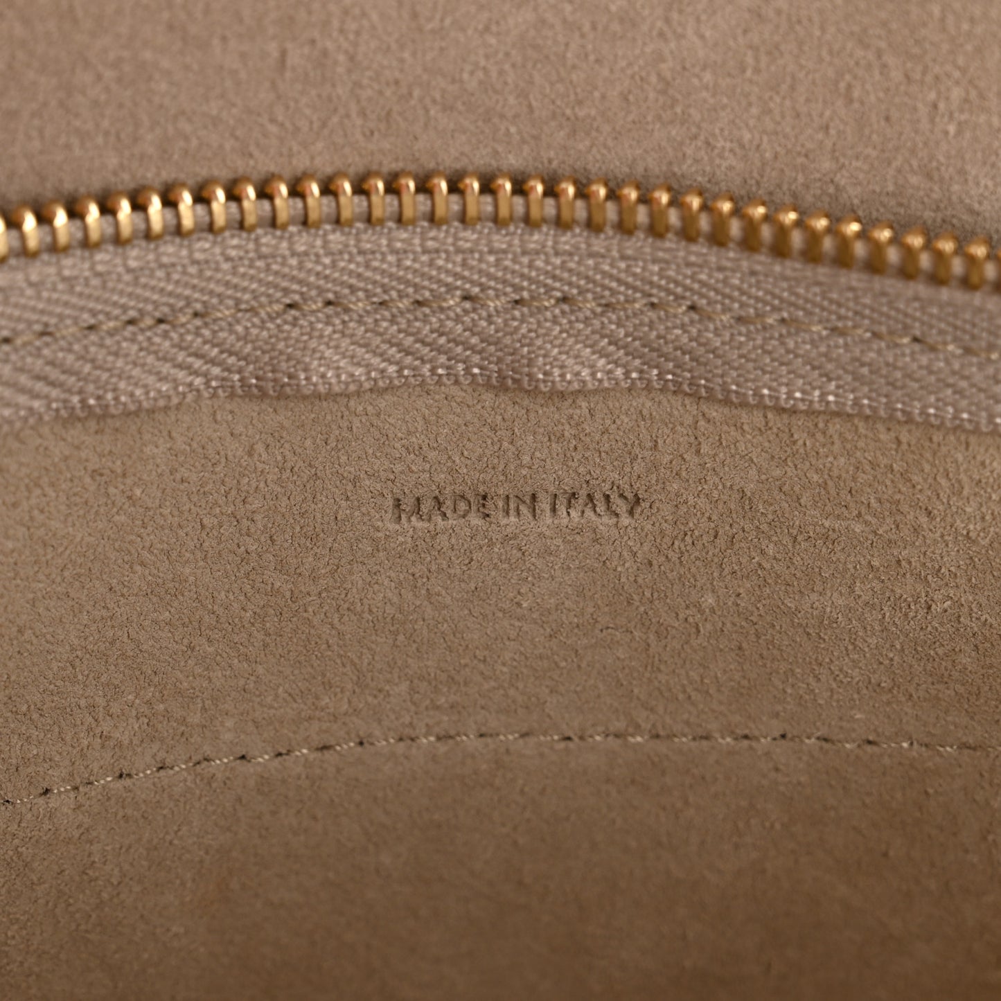 Grained Calfskin Nano Belt Bag Light Taupe