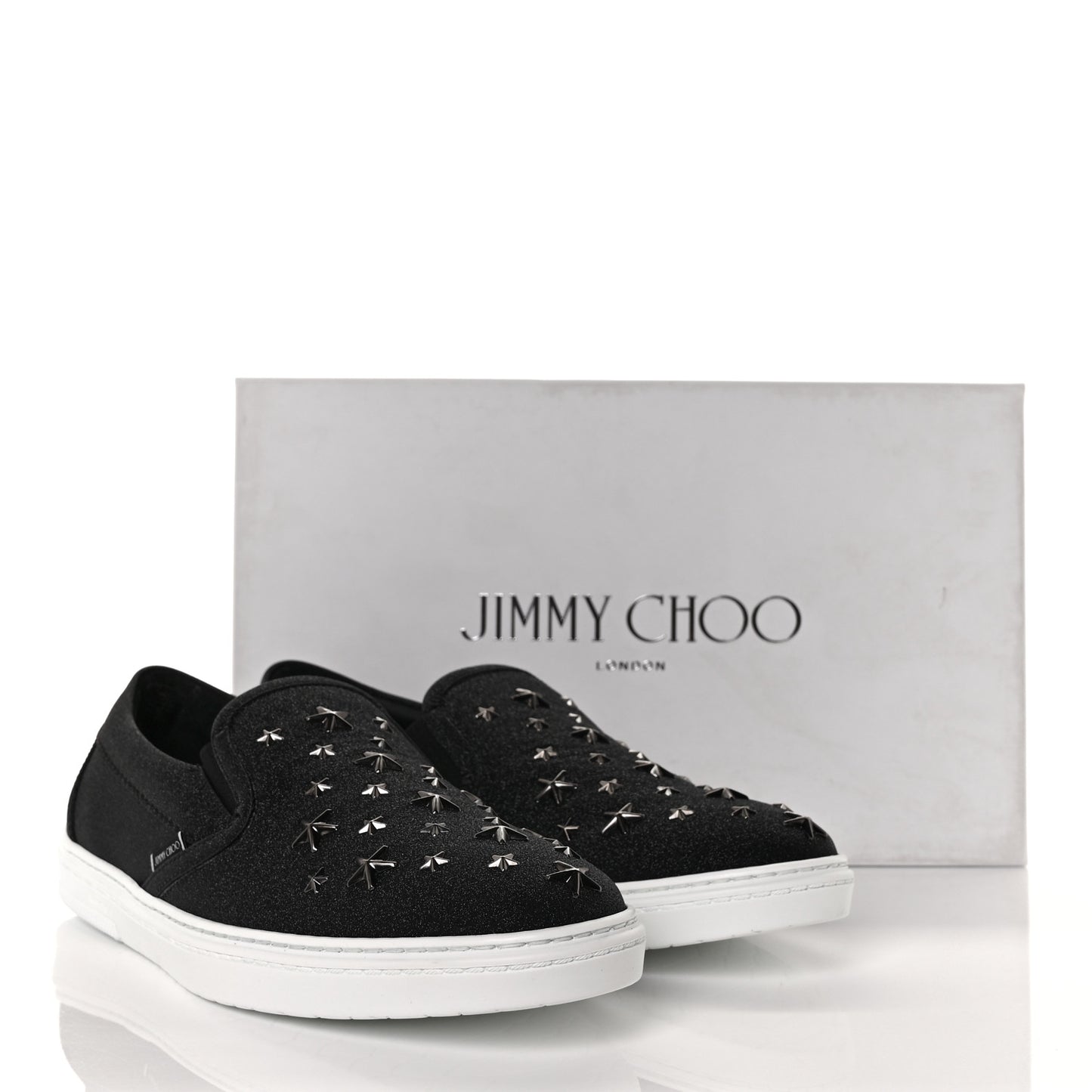 Fine Glitter Suede Mens Grove Sneakers 42 Black