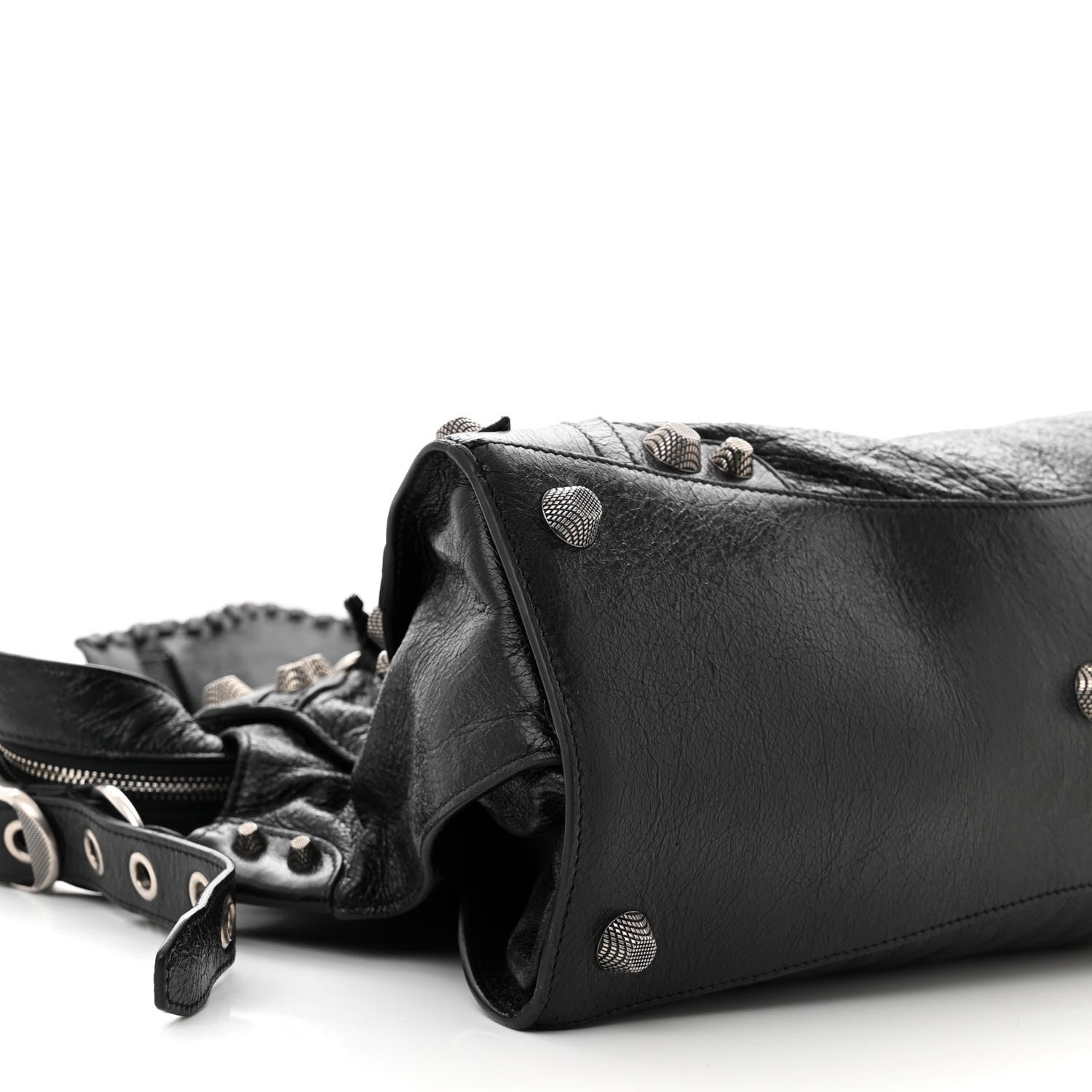 Balenciaga Agneau Arena Neo Cagole City Handbag Black 9 of 11