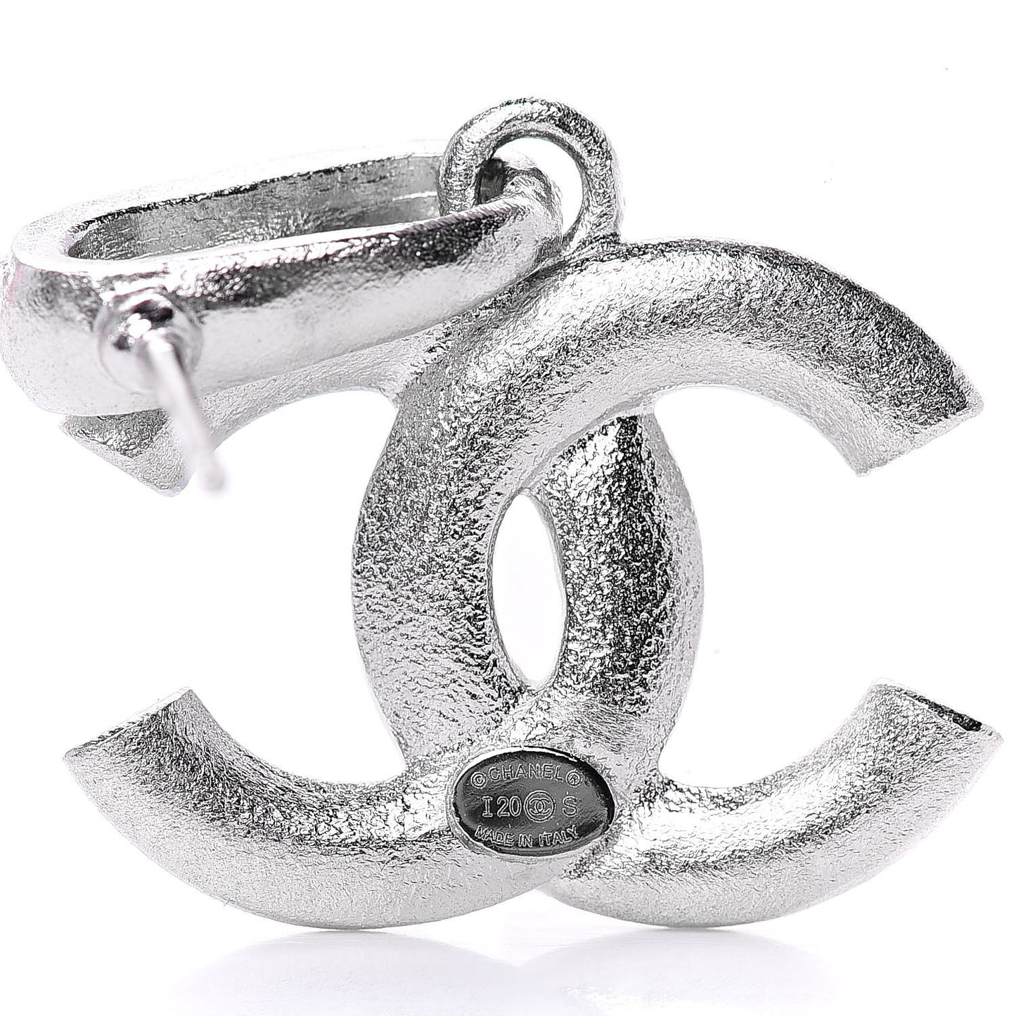 Crystal Palais Garnier CC Drop Earrings Silver
