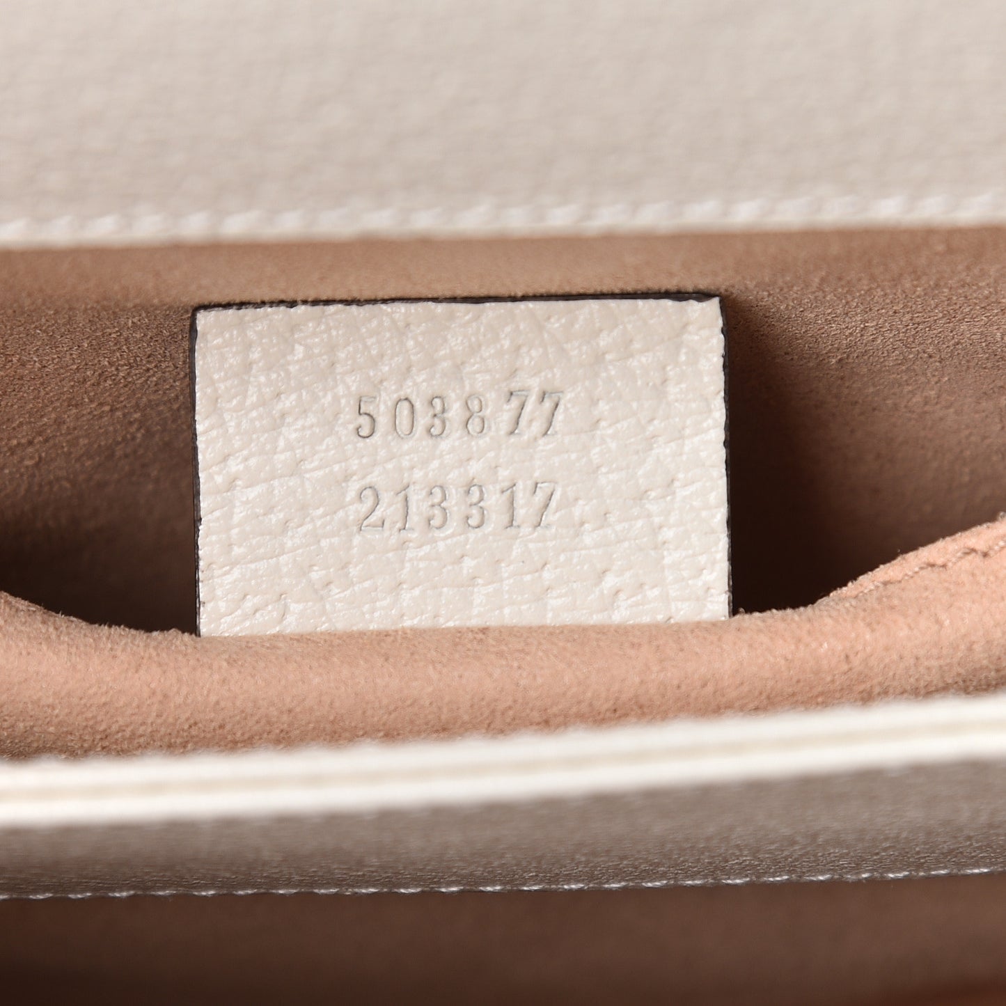 Suede Calfskin GG Web Small Ophidia Chain Shoulder Bag Burro New Mystic White