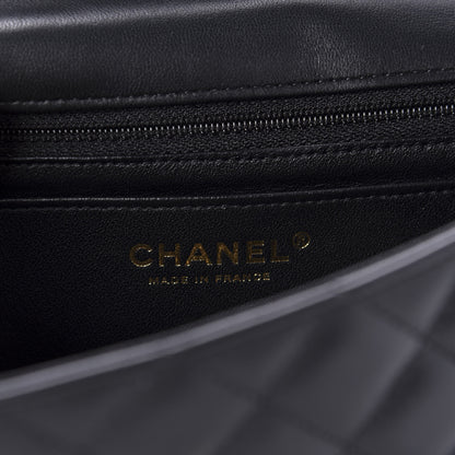 Chanel Lambskin Quilted Mini Rectangular Flap Black 8 of 11