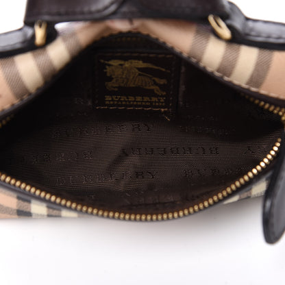 Burberry Haymarket Check Pouch Chocolate 5 of 12