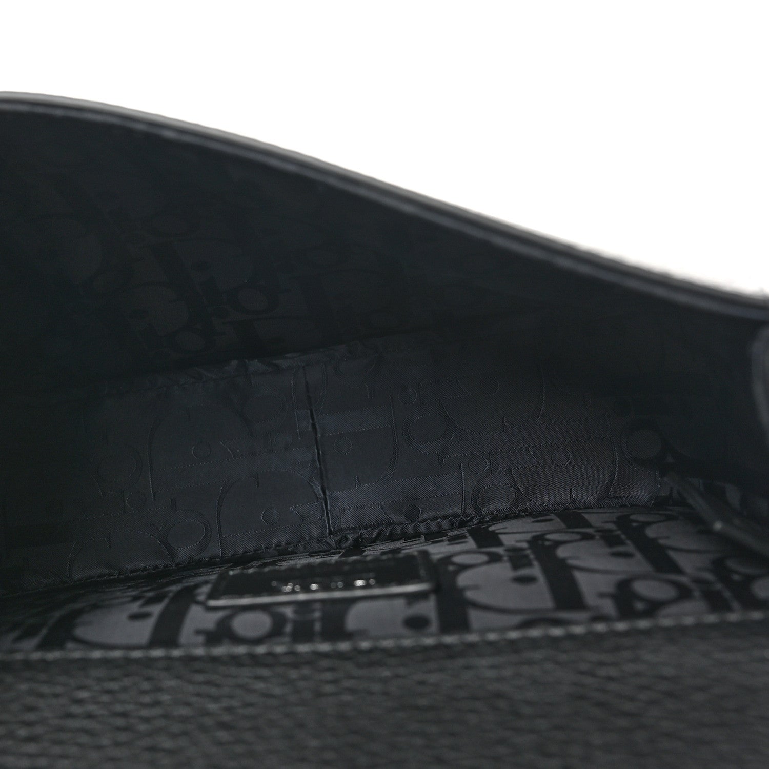 Christian Dior Grained Calfskin Mini Gallop Bag With Strap Black 5 of 9