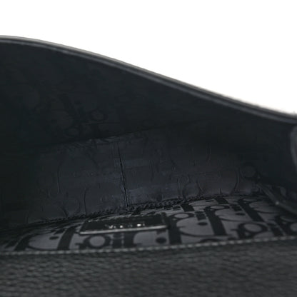Christian Dior Grained Calfskin Mini Gallop Bag With Strap Black 5 of 9