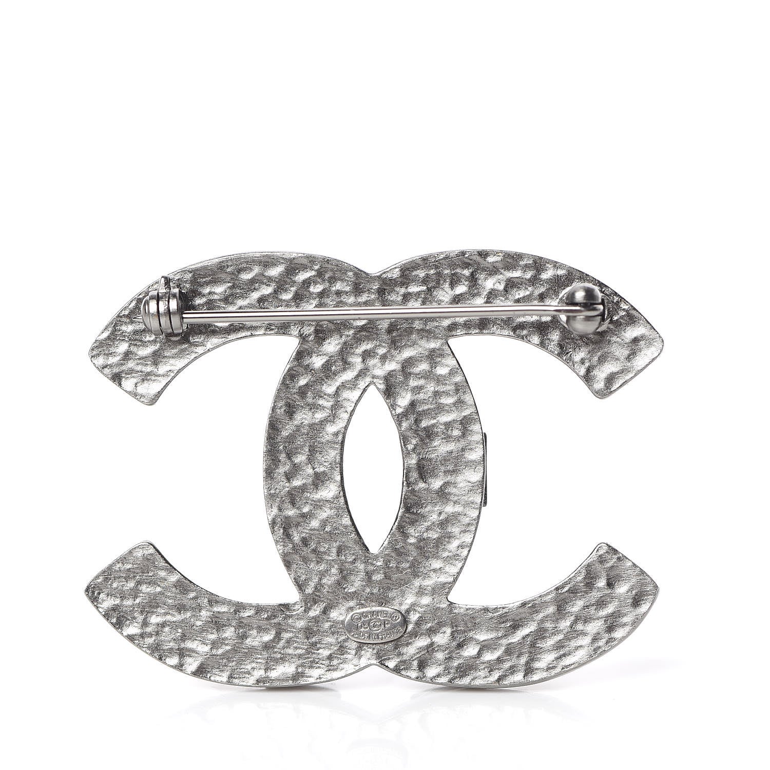 Chanel Ruthenium CC Spike Brooch 3 of 5