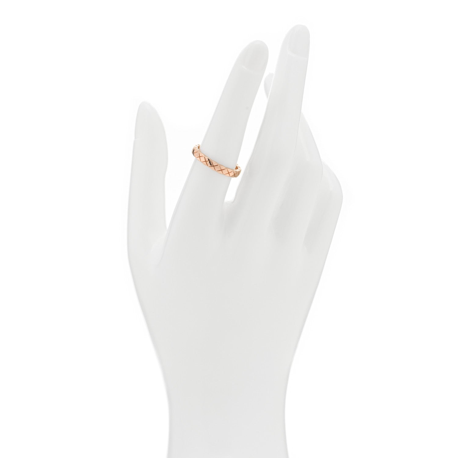 Chanel 18K Beige Gold Mini Coco Crush Ring 54 6.75 2 of 5