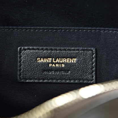 Saint Laurent Calfskin Matelasse Monogram Lou Camera Bag Faggio 6 of 10