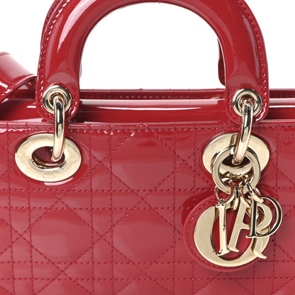 Christian Dior Patent Cannage Small Lady D-Joy Mexican Red 7 of 10