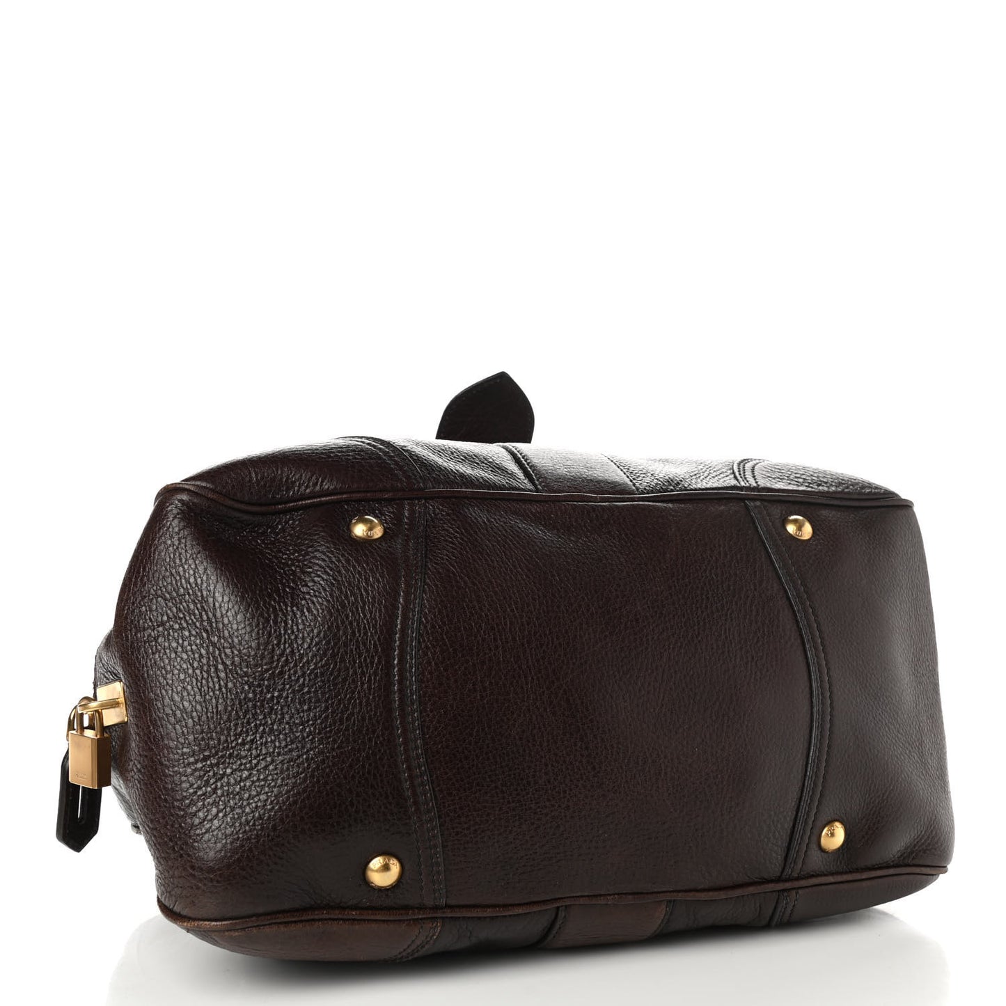 Cervo Large Animalier Satchel Cacao